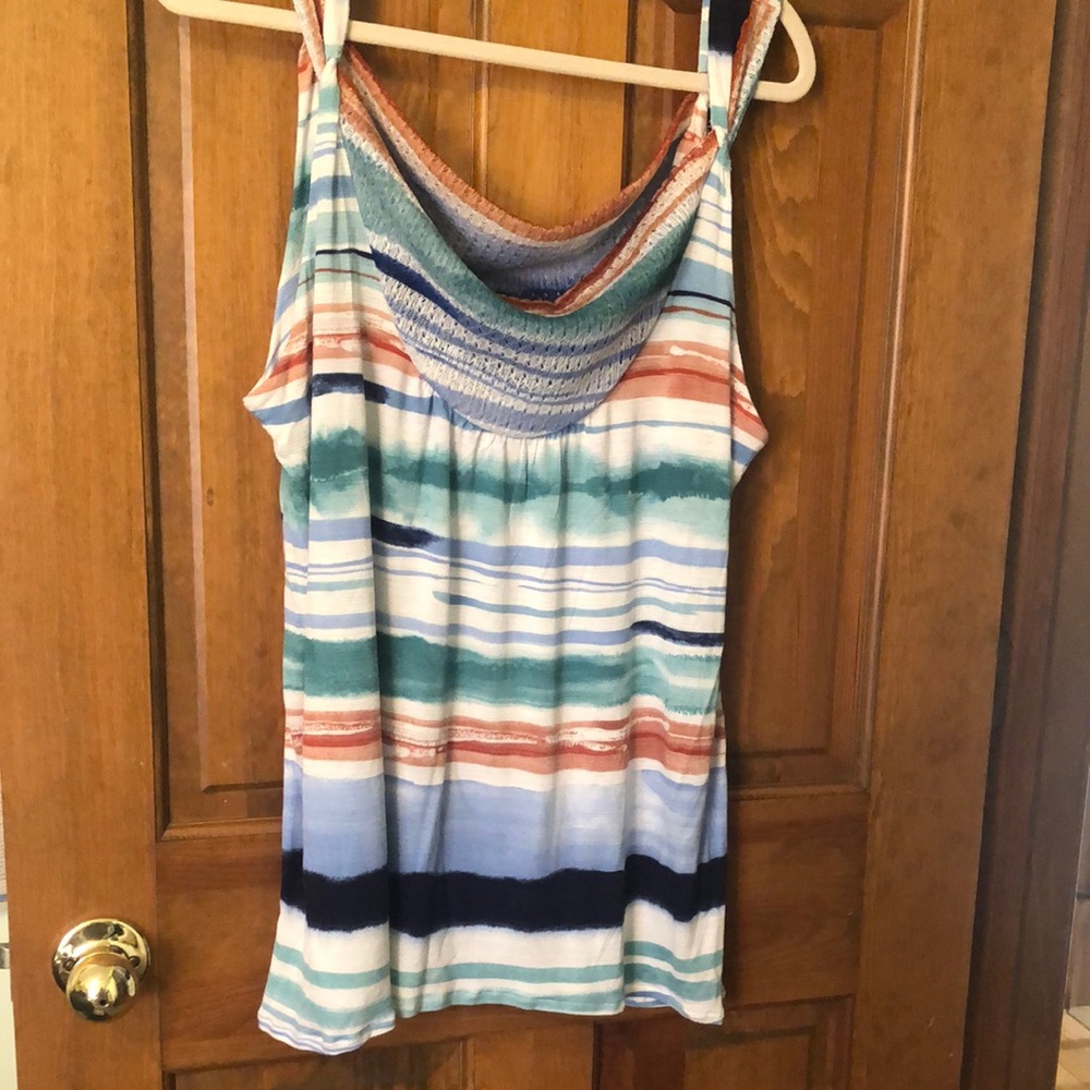 Anthropologie Vanessa Virginia Striped Multicolor Women's Top NWOT